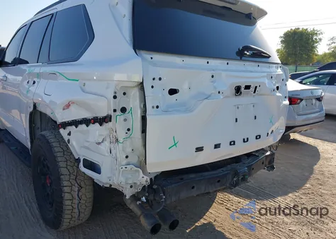 2023 Toyota Sequoia Trd Pro z USA, uszkodzony, nr VIN 7SVAAABA4PX007991